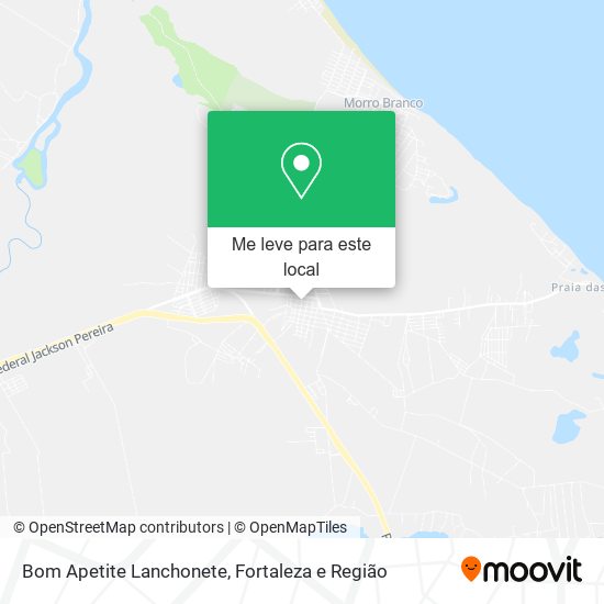 Bom Apetite Lanchonete mapa