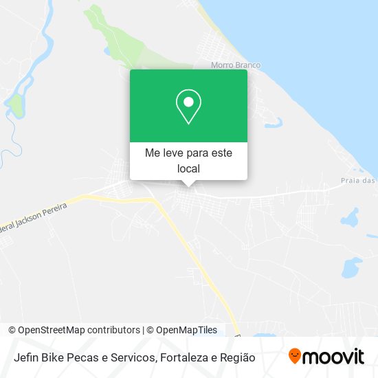 Jefin Bike Pecas e Servicos mapa