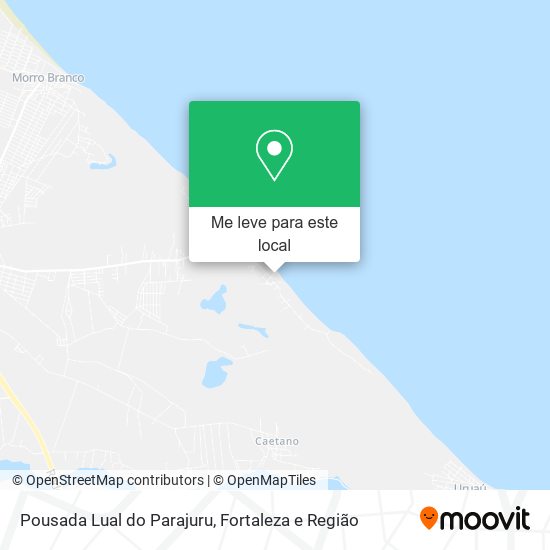 Pousada Lual do Parajuru mapa