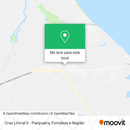 Cras Litoral II - Paripueira mapa