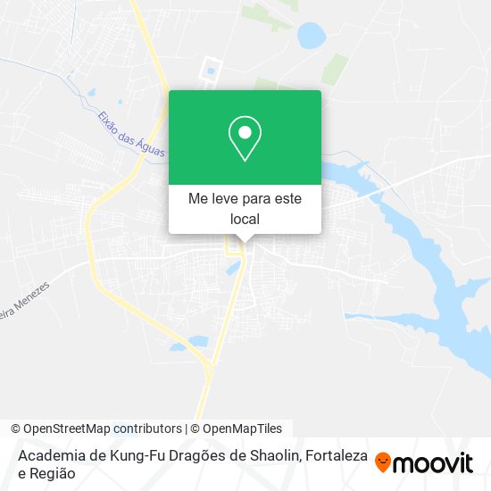 Academia de Kung-Fu Dragões de Shaolin mapa