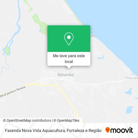 Fazenda Nova Vida Aquacultura mapa