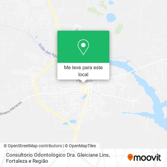 Consultório Odontológico Dra. Gleiciane Lins mapa