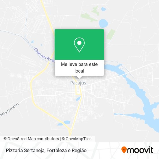 Pizzaria Sertaneja mapa