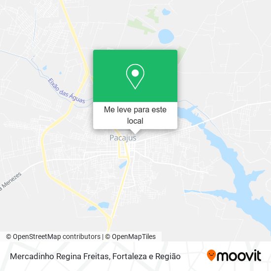 Mercadinho Regina Freitas mapa