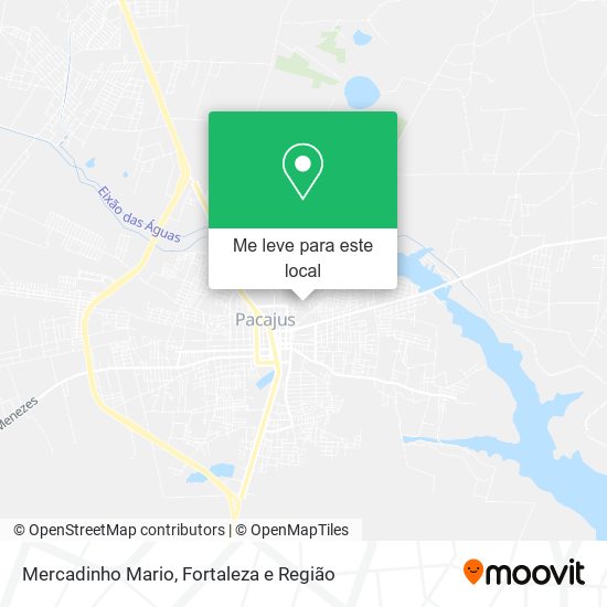 Mercadinho Mario mapa