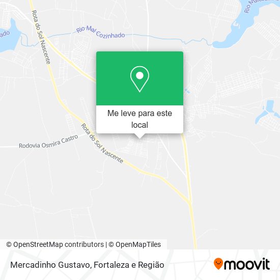 Mercadinho Gustavo mapa