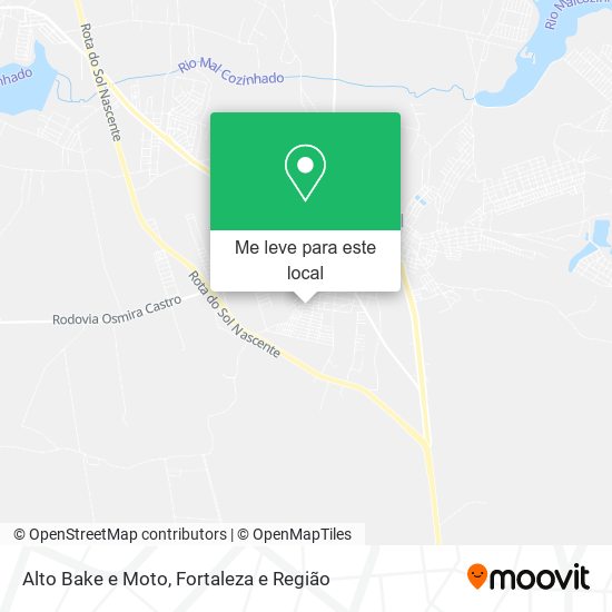 Alto Bake e Moto mapa