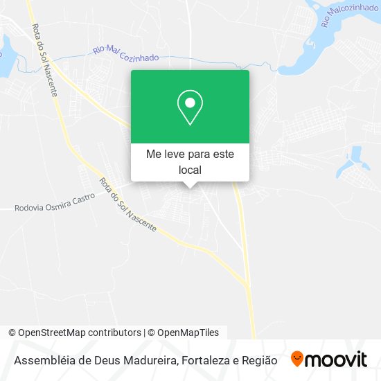 Assembléia de Deus Madureira mapa