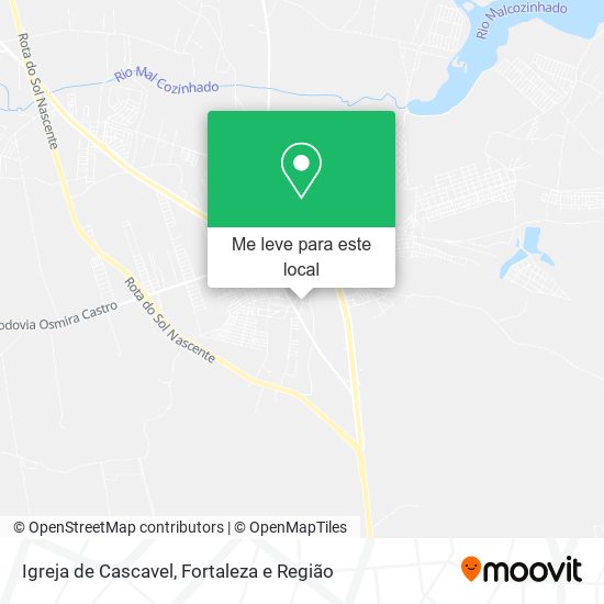 Igreja de Cascavel mapa