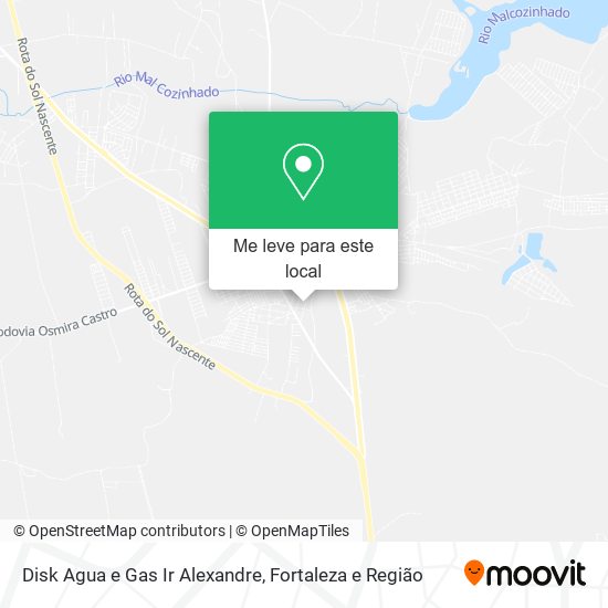 Disk Agua e Gas Ir Alexandre mapa