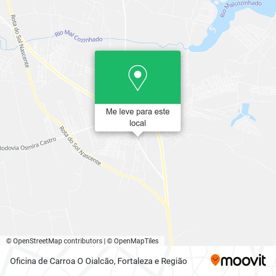 Oficina de Carroa O Oialcão mapa