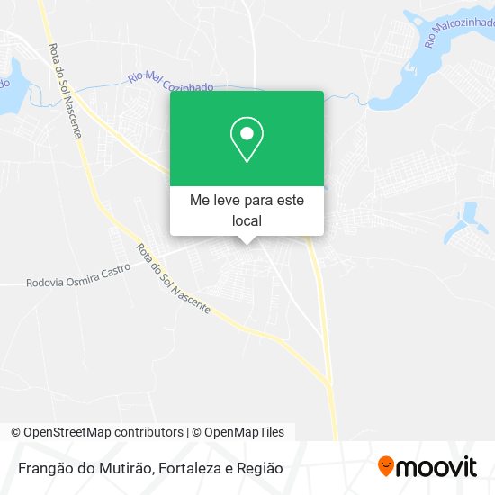 Frangão do Mutirão mapa