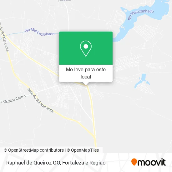 Raphael de Queiroz GO mapa