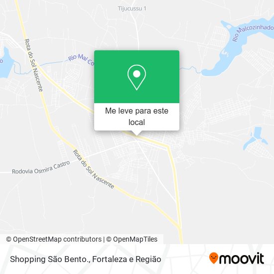Shopping São Bento. mapa