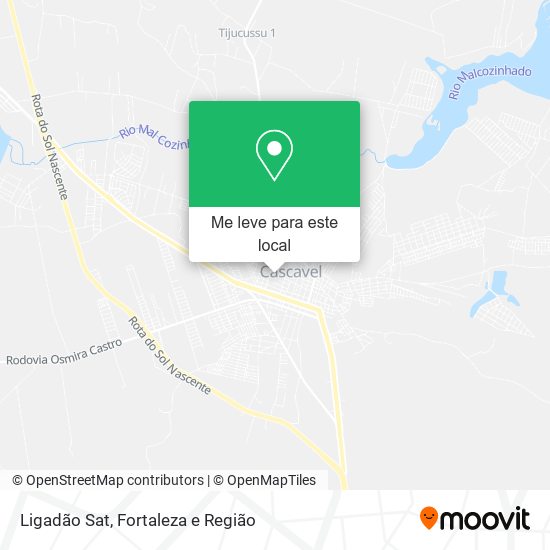 Ligadão Sat mapa