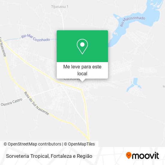 Sorveteria Tropical mapa