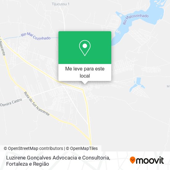 Luzirene Gonçalves Advocacia e Consultoria mapa