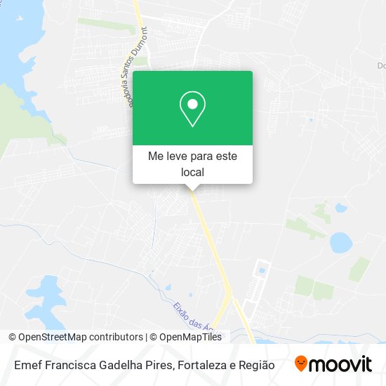 Emef Francisca Gadelha Pires mapa