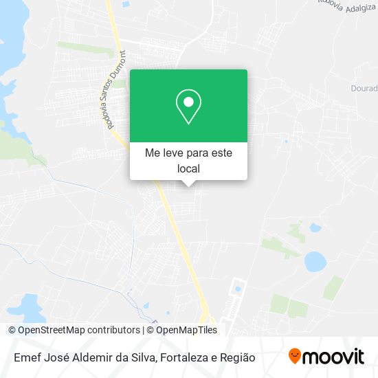 Emef José Aldemir da Silva mapa