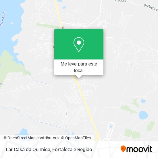 Lar Casa da Quimica mapa