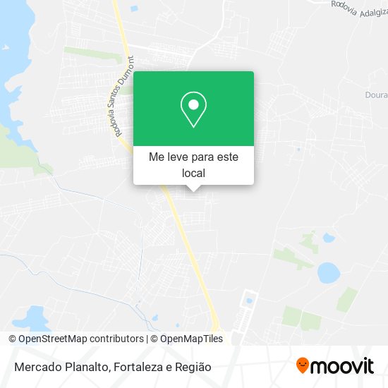 Mercado Planalto mapa