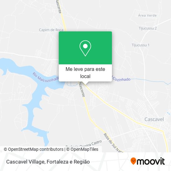 Cascavel Village mapa