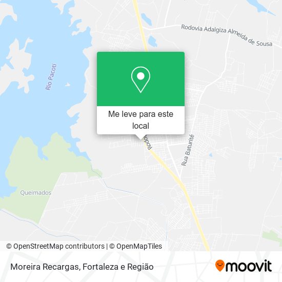 Moreira Recargas mapa