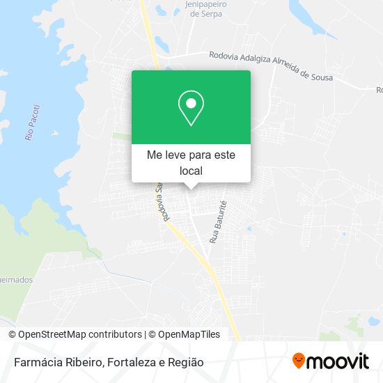 Farmácia Ribeiro mapa