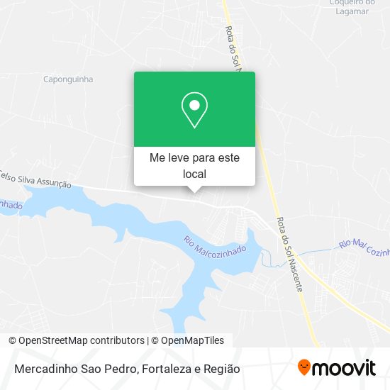 Mercadinho Sao Pedro mapa