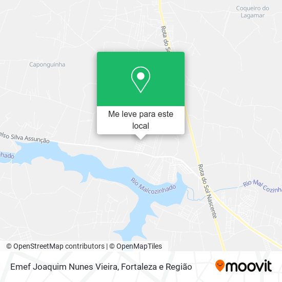 Emef Joaquim Nunes Vieira mapa
