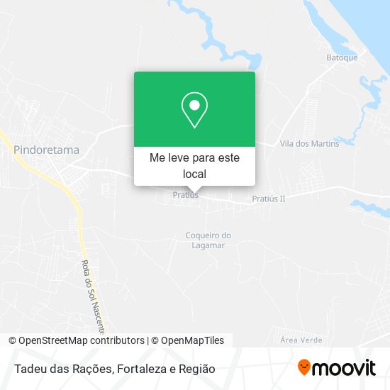 Tadeu das Rações mapa