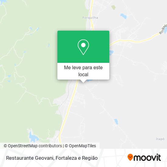 Restaurante Geovani mapa