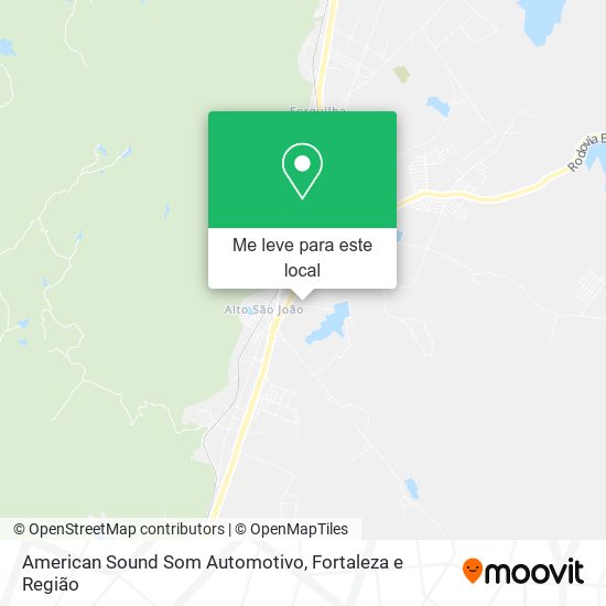 American Sound Som Automotivo mapa