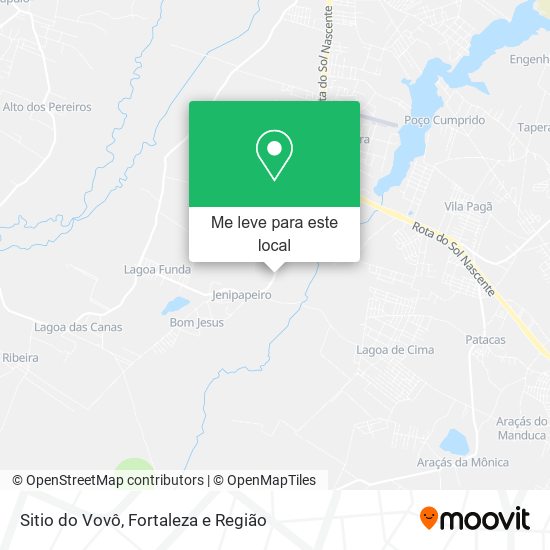 Sitio do Vovô mapa