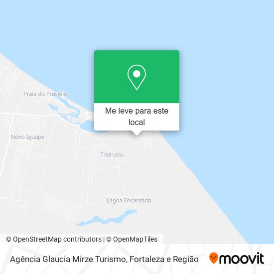 Agência Glaucia Mirze Turismo mapa