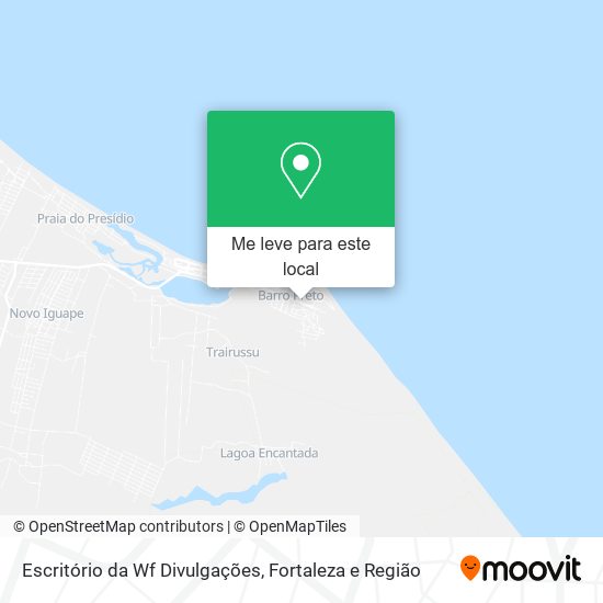 Escritório da Wf Divulgações mapa