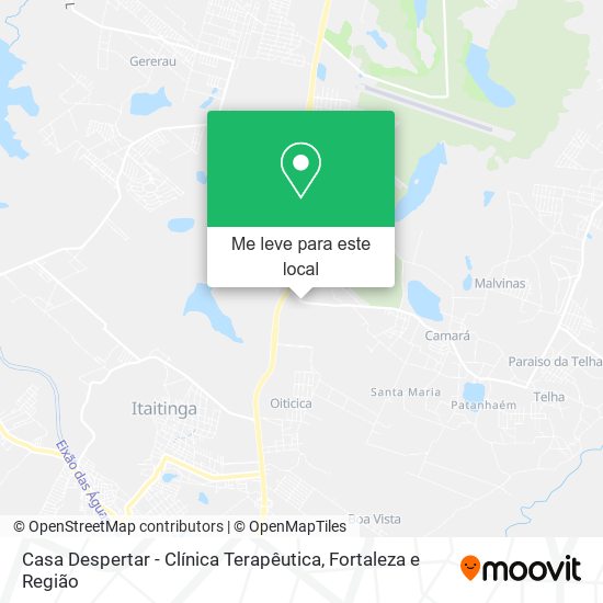 Casa Despertar - Clínica Terapêutica mapa