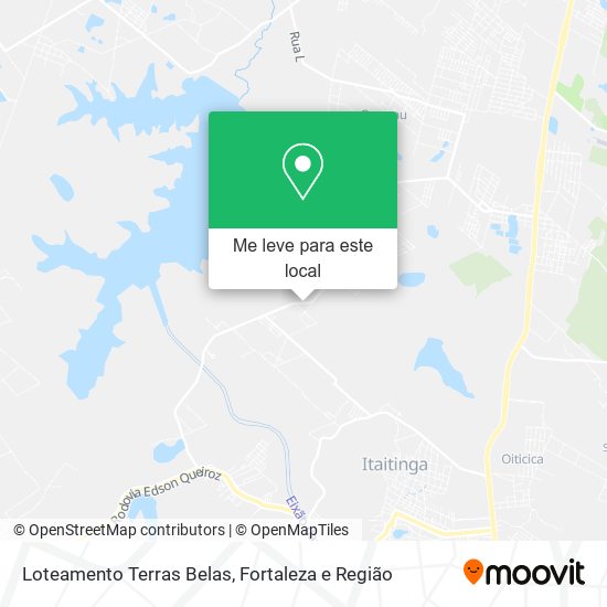 Loteamento Terras Belas mapa