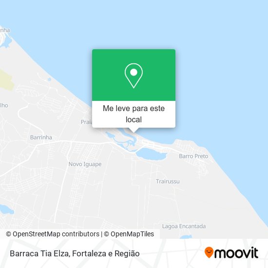 Barraca Tia Elza mapa