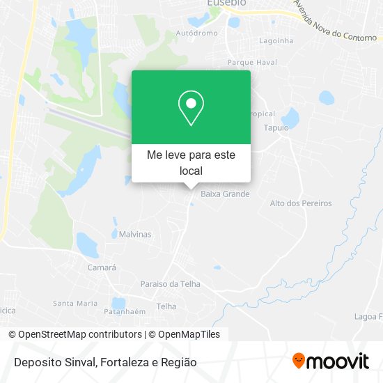 Deposito Sinval mapa