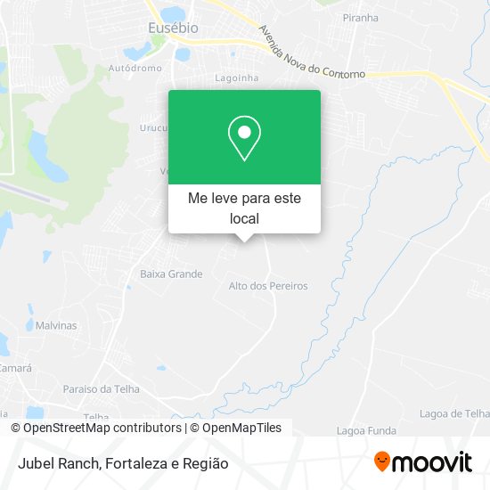 Jubel Ranch mapa
