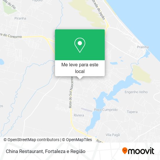 China Restaurant mapa
