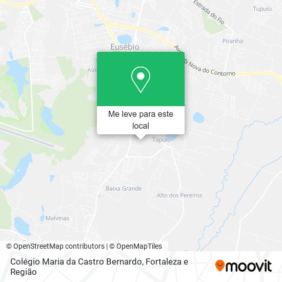 Colégio Maria da Castro Bernardo mapa