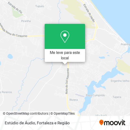 Estúdio de Áudio mapa