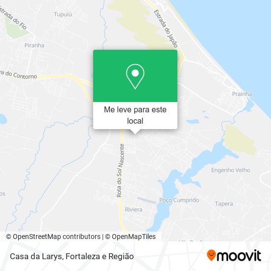 Casa da Larys mapa
