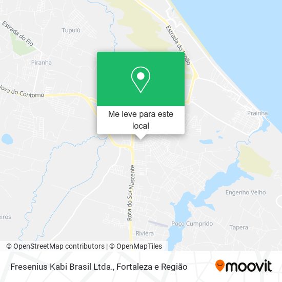 Fresenius Kabi Brasil Ltda. mapa