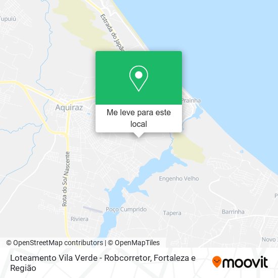 Loteamento Vila Verde - Robcorretor mapa