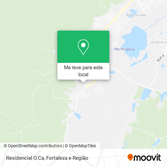 Residencial O.Ca mapa