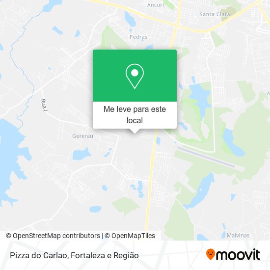 Pizza do Carlao mapa